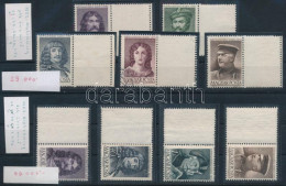 **, O 1952 A Néphadsereg Napja 9 Db üres Mezős Bélyeg / Mi 1268-1273: 9 Stamps With Blank Fields - Andere & Zonder Classificatie