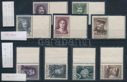 **, O 1952 A Néphadsereg Napja 9 Db üres Mezős Bélyeg / Mi 1268-1273: 9 Stamps With Blank Fields - Sonstige & Ohne Zuordnung