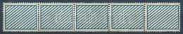 1964 Tekercsbélyeg 5-ös Egybefüggő Zárószelvénye, Nagyon Ritka!! / Coil Stamp Tab Stripe Of 5 - Other & Unclassified