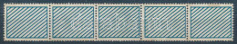 1964 Tekercsbélyeg 5-ös Egybefüggő Zárószelvénye, Nagyon Ritka!! / Coil Stamp Tab Stripe Of 5 - Otros & Sin Clasificación