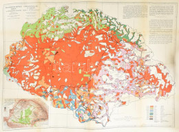 Magyarország Néprajzi Térképe A Népsűrűség Alapján. Szerkesztette Gróf Teleki Pál.  Ethnographical Map Of Hungary Based  - Sonstige & Ohne Zuordnung