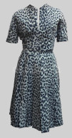 Christian Dior Haute Couture "Jungle" Kétrészes Day Dress. A Ruhát Viselő Lénárd Angéla (1921-2004) Modell Eredeti Divat - Sonstige & Ohne Zuordnung