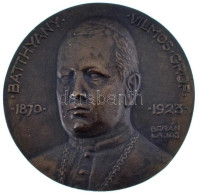 Berán Lajos (1882-1943) 1926. "gr. Batthyány Vilmos" Bronz Emlékérem, Éremkedvelők Egyesületének Tagsági érme, Peremén " - Zonder Classificatie