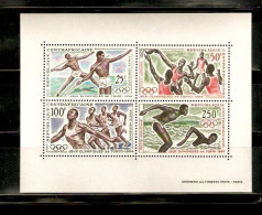 TOKIO OLIMPIC GAMES 1964 REPUBLIQUE CENTRAFRICAINE FOGLIETTO NUOVO - Verano 1964: Tokio