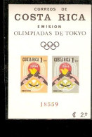 TOKYO OLIMPIC GAMES 1964 COSTA RICA - Verano 1964: Tokio