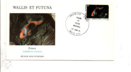 WALLIS ET FUTUNA FDC 1981 VIE MARINE - Marine Life