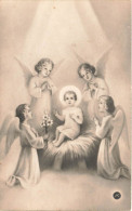 ANGES - Un Enfant - Dessin - Carte Postale Ancienne - Angels