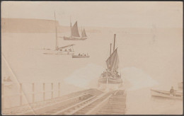 Launching Of The Tenby Lifeboat, Pembrokeshire, 1915 - Mortimer Allen RP Postcard - Pembrokeshire