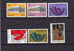 LI05 Iceland 1969-1975 Used Stamps Selection - Otros & Sin Clasificación