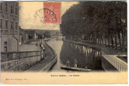 PORT SUR SAONE - Le Canal . - Port-sur-Saône