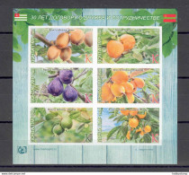 Label Transnistria 2023 Fruits Of Abkhazia Sheetlet**MNH Imperforated - Viñetas De Fantasía