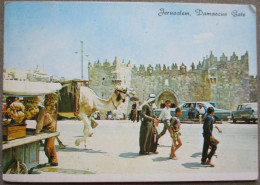 ISRAEL JERUSALEM DAMASCUS DAMAS NABLUS GATE WALLS STAR POSTCARD CARTOLINA ANSICHTSKARTE CARTE POSTALE POSTKARTE CARD - Israele