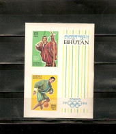 TOKYO OLIMPIC GAMES 1964 BHUTAN UNPERORATED - Estate 1964: Tokio
