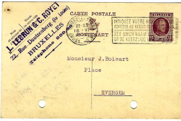 Carte Postale Pré Imprimée – Type Houyoux 15 Centimes (1924) - Postkarten 1909-1934