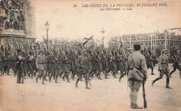 CARTE PHOTO - Les Fêtes De La Victoire - 14 Juillet 1919 - Les Marocains - Animé - Carte Postale Ancienne - Photographs