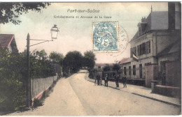 PORT SUR SAONE - Gendarmerie Et Avenue De La Gare - Port-sur-Saône