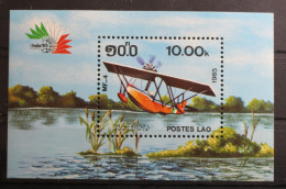 Laos Block 108 Mit 865 Postfrisch Flugzeug #RX521 - Laos