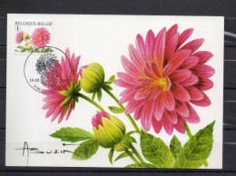 Année 2007 : Carte Maximum 3721 - Dahlia - Buzin - Obli. Estaimpus - 2001-2010