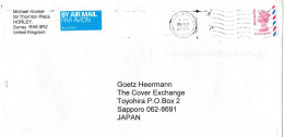 L77198 - Grossbritannien - 2005 - "Worldwide" Machin EF A LpBf CROYDON -> Japan - Lettres & Documents