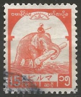 BIRMANIE / OCCUPATION JAPONAISE N° 41 OBLITERE - Birmanie (...-1947)