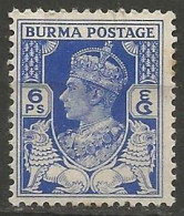 BIRMANIE / DOMINION BRITANNIQUE  N° 20 NEUF Avec Charnière - Birmania (...-1947)