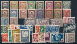 **, * 7 Klf Sor és 2 Bélyeg Az 1945 Előtti Időszakból, Közte Hadisegély II. (20.100) / 7 Sets, 2 Stamps - Other & Unclassified