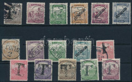 (*), O 16 Db Szükségportó Bélyeg / Auxiliary Postage Due Stamps - Autres & Non Classés