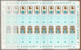 ** 10 Klf Teljes ív Az 1990-es, 2000-es évekből 2 Berakólapon (56.000) / 10 Different Complete Sheets From The 1990-2000 - Altri & Non Classificati