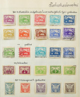 *, O Csehszlovákia Gyűjtemény Kezdemény A Kezdetektől 1939-ig Albumlapokon / Czechoslovakia Basic Collection From Early  - Other & Unclassified