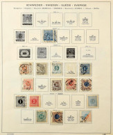 *, O Svédország Gyűjtemény 1858-1941 Albumlapokon / Sweden Collection On Pages - Autres & Non Classés
