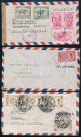 Venezuela 1950-es évek 54 Db Légi Levél, Közte Pár Előlap Ausztriába / 54 Airmail Covers (with A Few Cover Fronts) To Au - Sonstige & Ohne Zuordnung