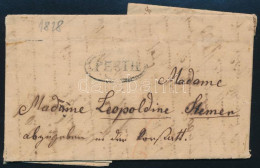 1828 Levél Teljes Tartalommal / Cover With Full Content "PESTH" - Other & Unclassified