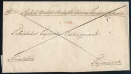 1842 Franco Cover, Piros / Red "OFEN" - Fehérvár - Other & Unclassified