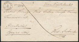 1847 Franco Levél Tartalommal / Cover With Content "WAITZEN" - Kis-Szeben - Other & Unclassified