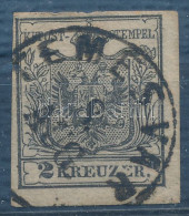 O 1850 2kr Szürkésfekete / Greyish Black "TEMESVÁR" - Andere & Zonder Classificatie