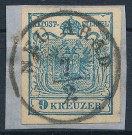 1850 9kr MP III. Kisebb Lemezhibák, Ideális "NEU ARAD" Bélyegzéssel / Type MP III. Small Plate Flaws "NEU ARAD" Certific - Otros & Sin Clasificación