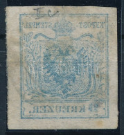 O 1850 9kr HP II. Kiemelt Középrész, Kisebb Lemezhibák A Pajzsban, Erős Gépszínátnyomat / 9kr Type HP II. Highlighted Mi - Andere & Zonder Classificatie