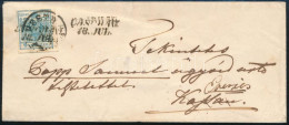 ~1852 9kr Levélen / On Cover "PESTH" + "CASCHAU" - Eperjes - Otros & Sin Clasificación