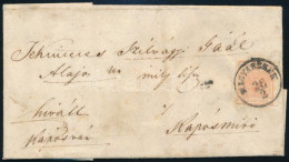 1853 3kr Levélen Teljes Tartalommal / On Cover With Full Content "MAGYARSZÉK" - Other & Unclassified