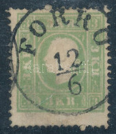 O 1858 3kr II. Zöld "FORRÓ" (Gudlin 100 P) (25.000+) - Other & Unclassified