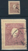 1858 10kr Nagy Festékfolt / Paint Spot - Andere & Zonder Classificatie