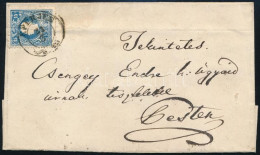 Ca. 1858 15kr Lemezhibával Levélen / With Plate Flaw On Cover "EPERJES" - Pest - Autres & Non Classés