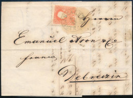 1859 5kr Levélen / On Cover "KISÚJSZÁLLÁS" - Debreczin - Altri & Non Classificati