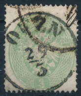 O 1863 3kr Zöld / Green "OFEN" - Other & Unclassified