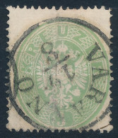 O 1863 3kr "VARANNO" (hajtott / Folded) - Other & Unclassified