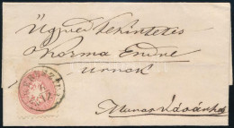 ~1864 5kr Levélen / On Cover "SZ. KERESZTÚR" - Autres & Non Classés