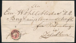 1865 5kr Levélen / On Cover "ABRUDBÁNYA" - Zalathna - Otros & Sin Clasificación