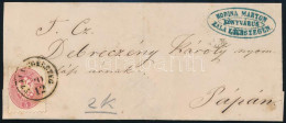 1865 5kr Elfogazva / On Cover "SZALA-EGERSZEG" - Pápa - Other & Unclassified