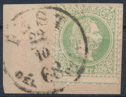 1867 3kr Képbe Fogazva, Látványos Festékhiányos Nyomat / Shifted Perforation, Dry Print "PEST" - Andere & Zonder Classificatie