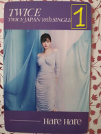 Photocard K POP Au Choix  TWICE Hare Hare Japan 10th Single Jeongyeon - Objetos Derivados